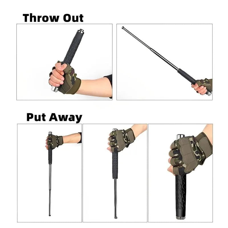 Telescopic cane for camping and hiking - sports and outdoor activities