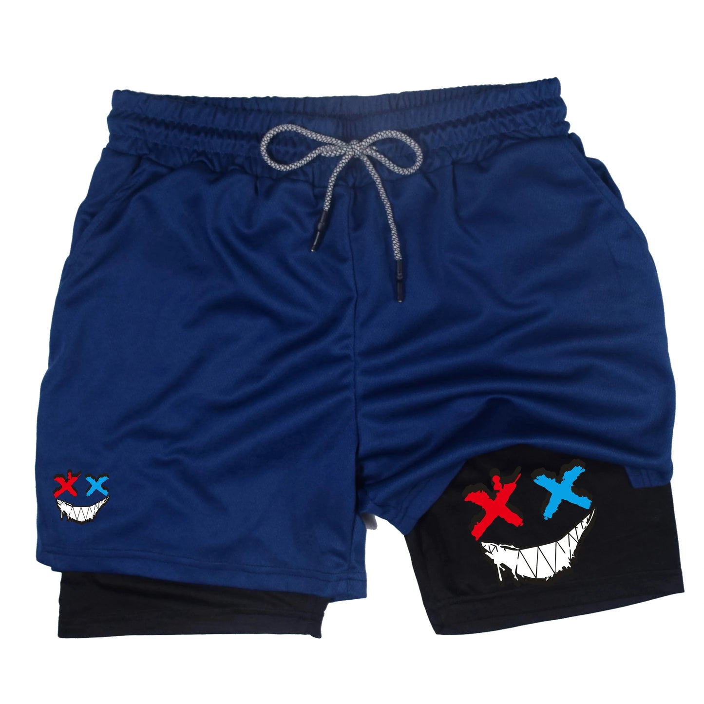 Men Running Shorts 2 In 1 Double-deck Sport Shorts Sportswear Gym Fitness Short Pants Training Jogging Bottom Men's Clothing