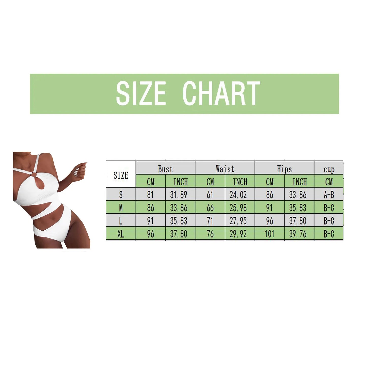 Sexy Halter Irregular Cutting Bikini Set Push-Up Bra Padded Swimsuit White Slim Beachwear High Leg Cut Loop Design Swimwear 수영복