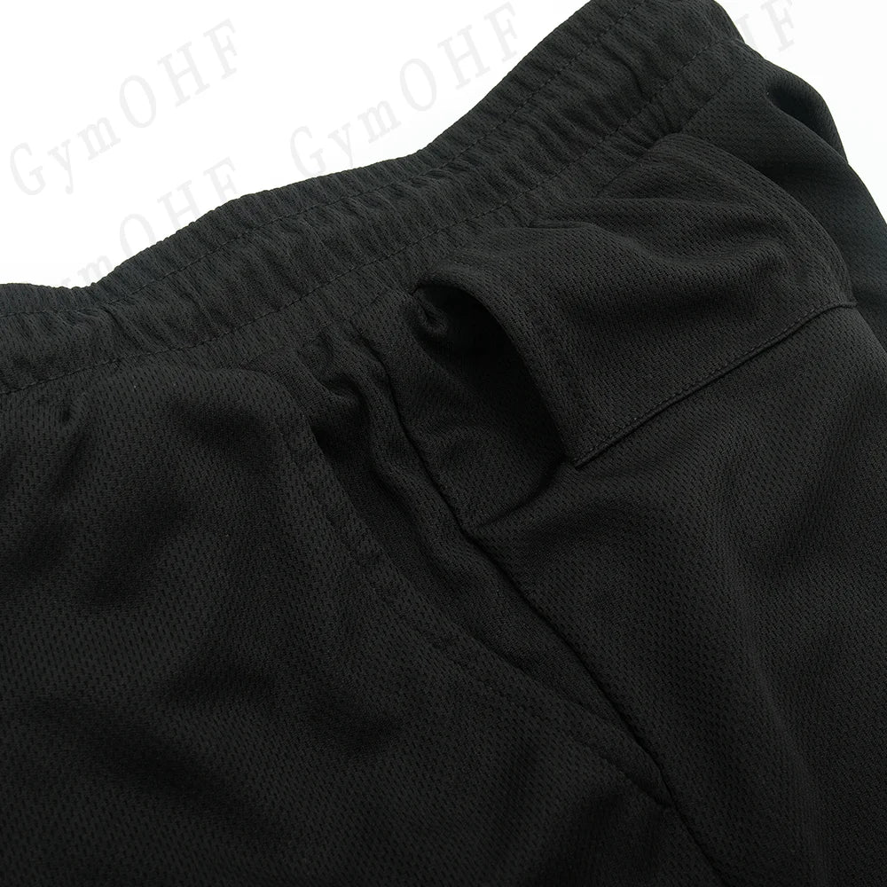 Goku Men Running Shorts 2 In 1 Double-Deck Sport Shorts Sportswear Gym Fitness Short Pant Training Jogging Bottom Men's Clothing