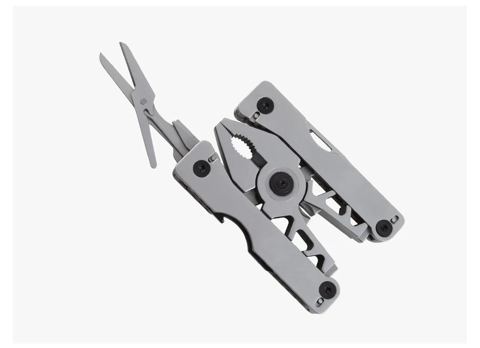 SOG Sync I & II Multitool Belt Buckle EDC Mini Multi Tool Gadgets for Men, Folding Pliers, Knife and 12 Survival Tools Kit Sets