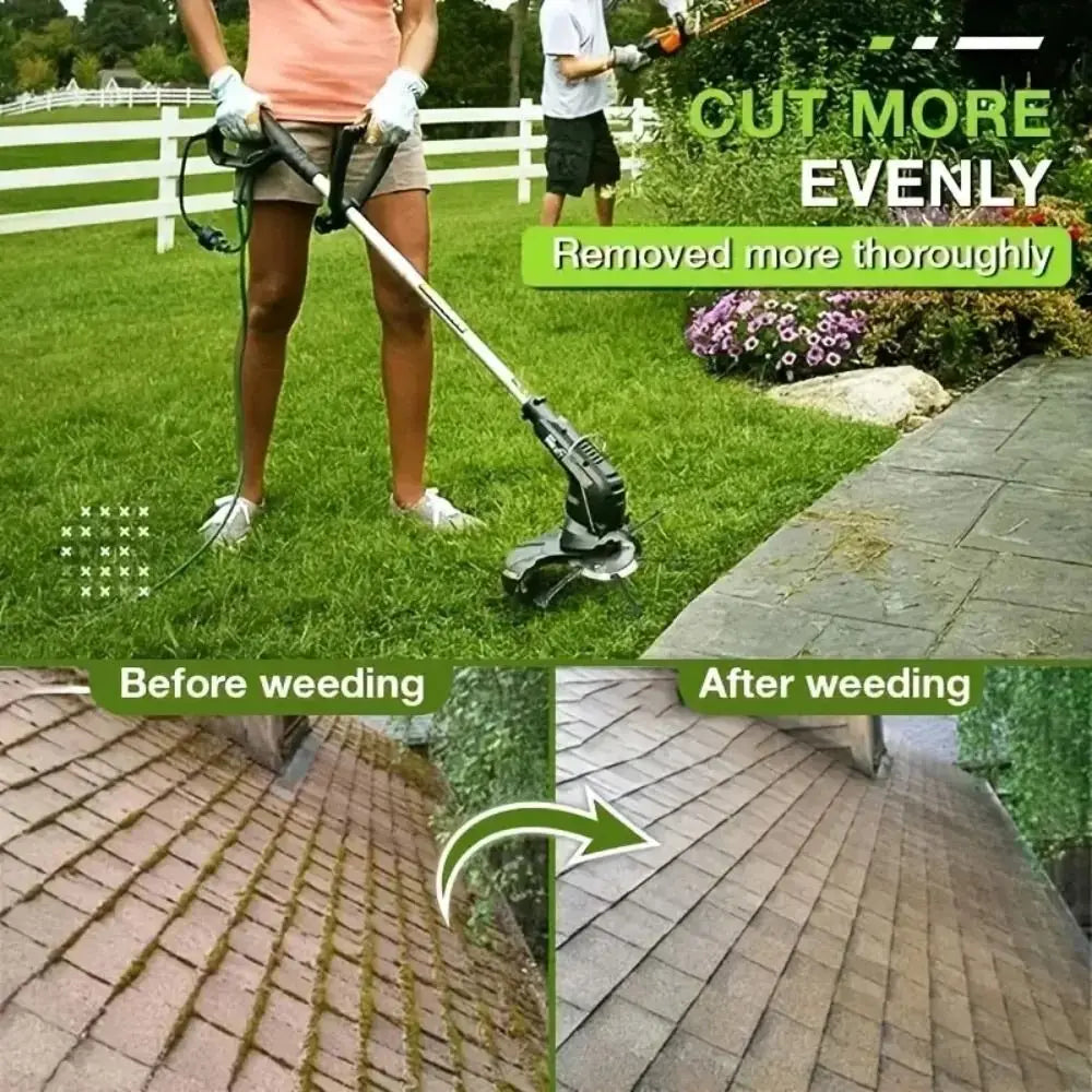 1Pcs 6 inch Universal Weed Brush Head Steel Wire Wheel Grass Trimmer Head Removal Moss Rust Lawn Mower Grass Brush Disc Weed