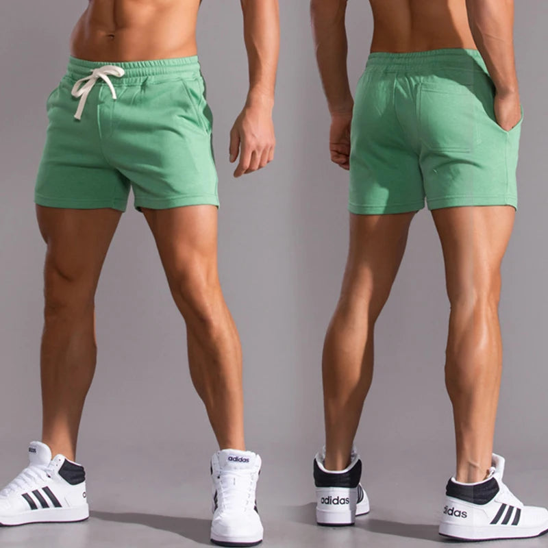 Summer Men Gym Sport Shorts Cotton Running Shorts Male Quick Dry Training Fitness Shorts Crossfit Basketball Shorts Gym Clothing