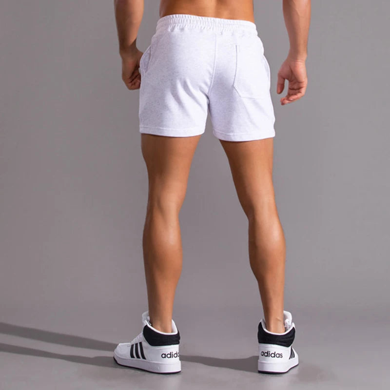 Summer Men Gym Sport Shorts Cotton Running Shorts Male Quick Dry Training Fitness Shorts Crossfit Basketball Shorts Gym Clothing
