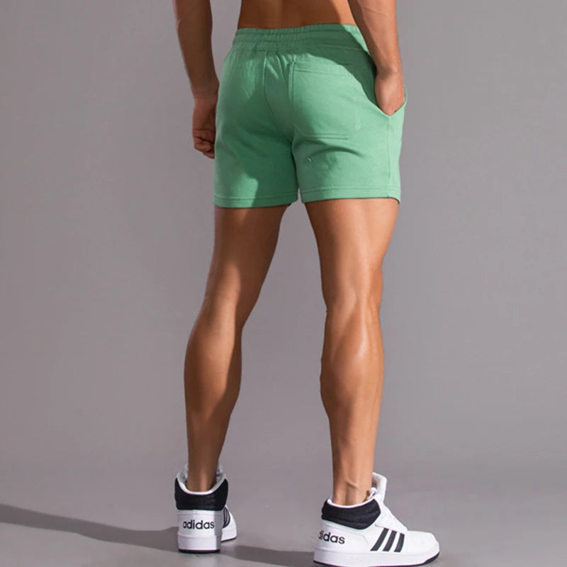 Summer Men Gym Sport Shorts Cotton Running Shorts Male Quick Dry Training Fitness Shorts Crossfit Basketball Shorts Gym Clothing