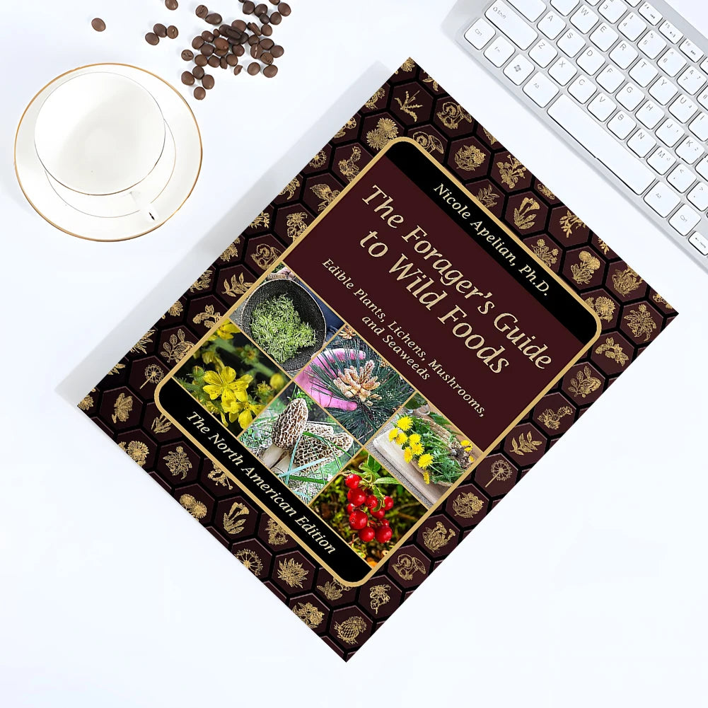 1-2PCS The Foragers Guide to Wild Foods Herbal Remedies Identify Wild Food Outdoor Survival Skills Color Inner Pages Books