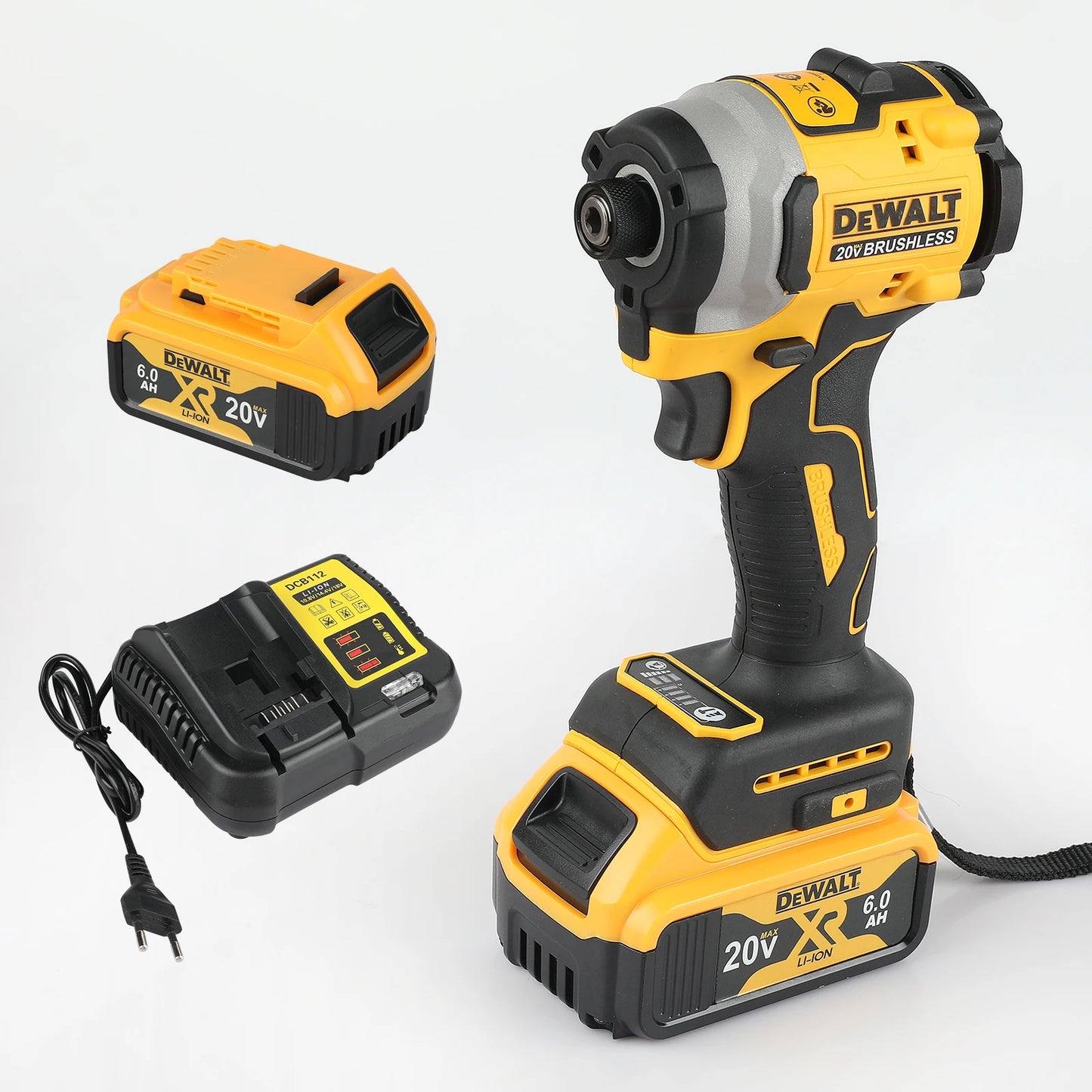 DEWALT DCF850 Impact Brushless Cordless Electric Drill 20V Lithium Driver electric screwdriver Battery Torque tools