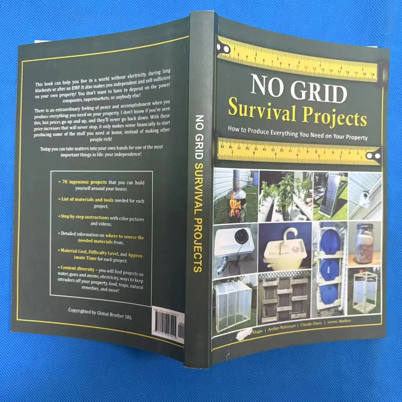 NO GRID Survival Projects How To Produce Everything You Need On Your Property Paperback Book In English