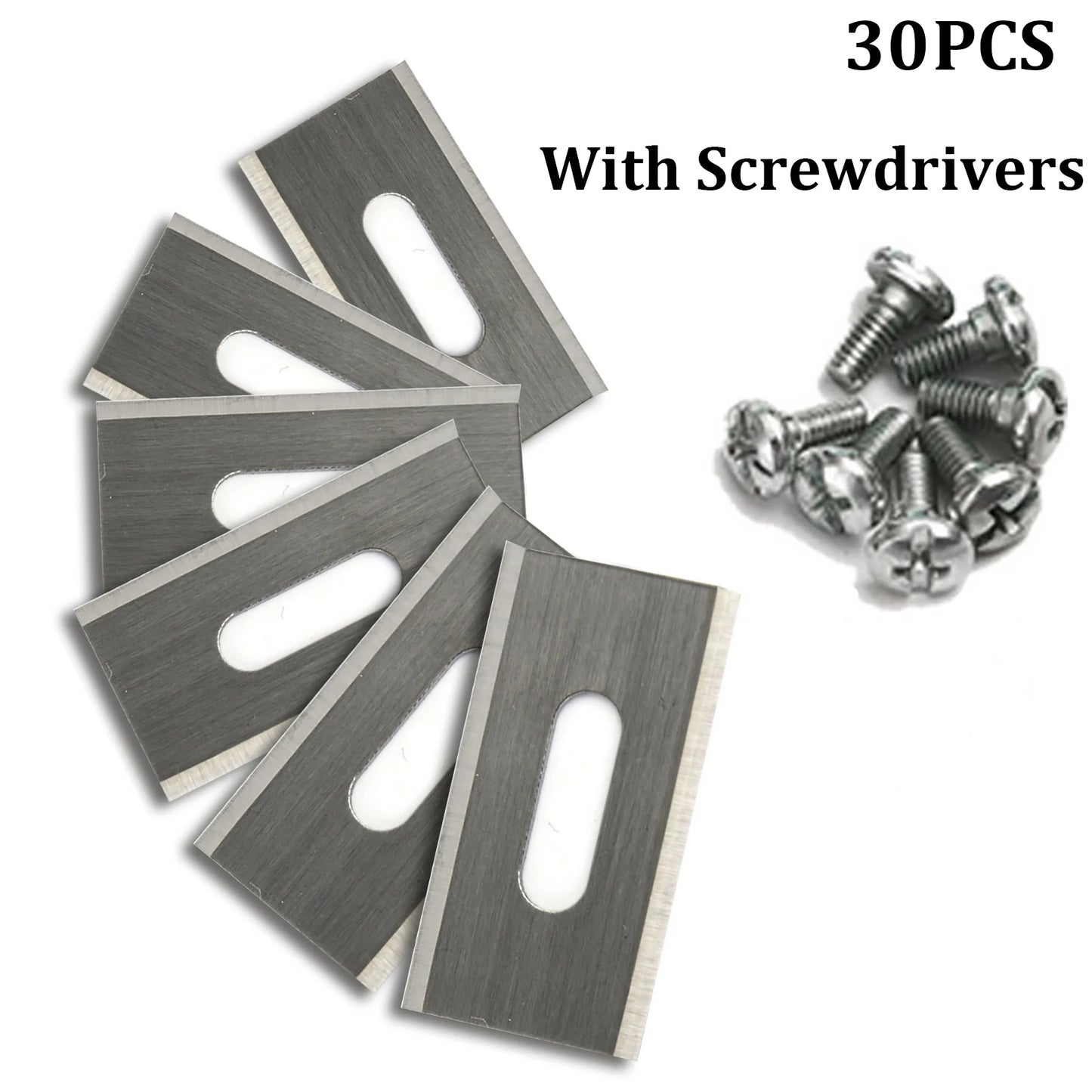 30PCS Grass Trimmer Blade Lawn Mower Replacement Trimmer Cutter Piece for Husqvarna Automower Garden Robotic Lawnmower Tools