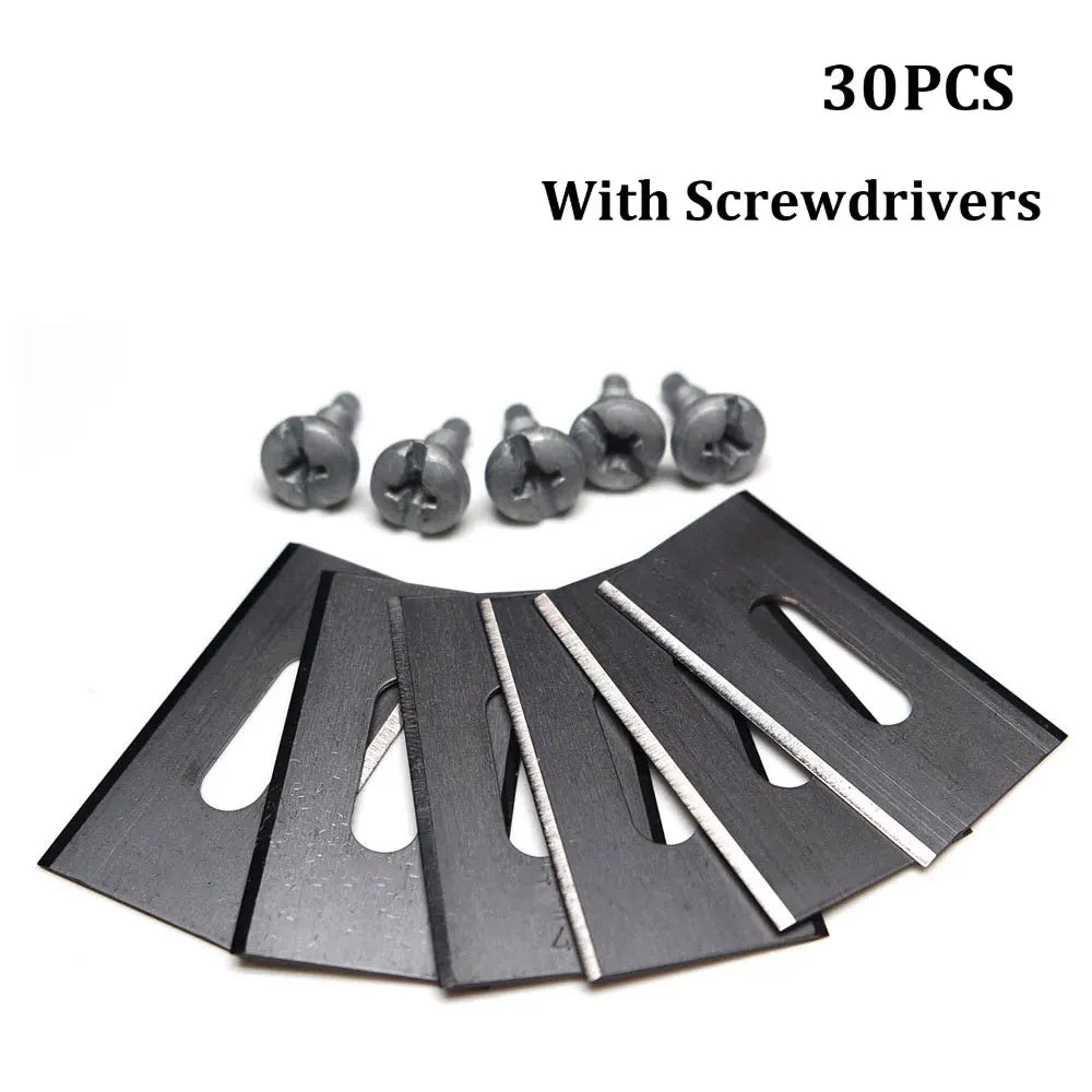 30PCS Grass Trimmer Blade Lawn Mower Replacement Trimmer Cutter Piece for Husqvarna Automower Garden Robotic Lawnmower Tools