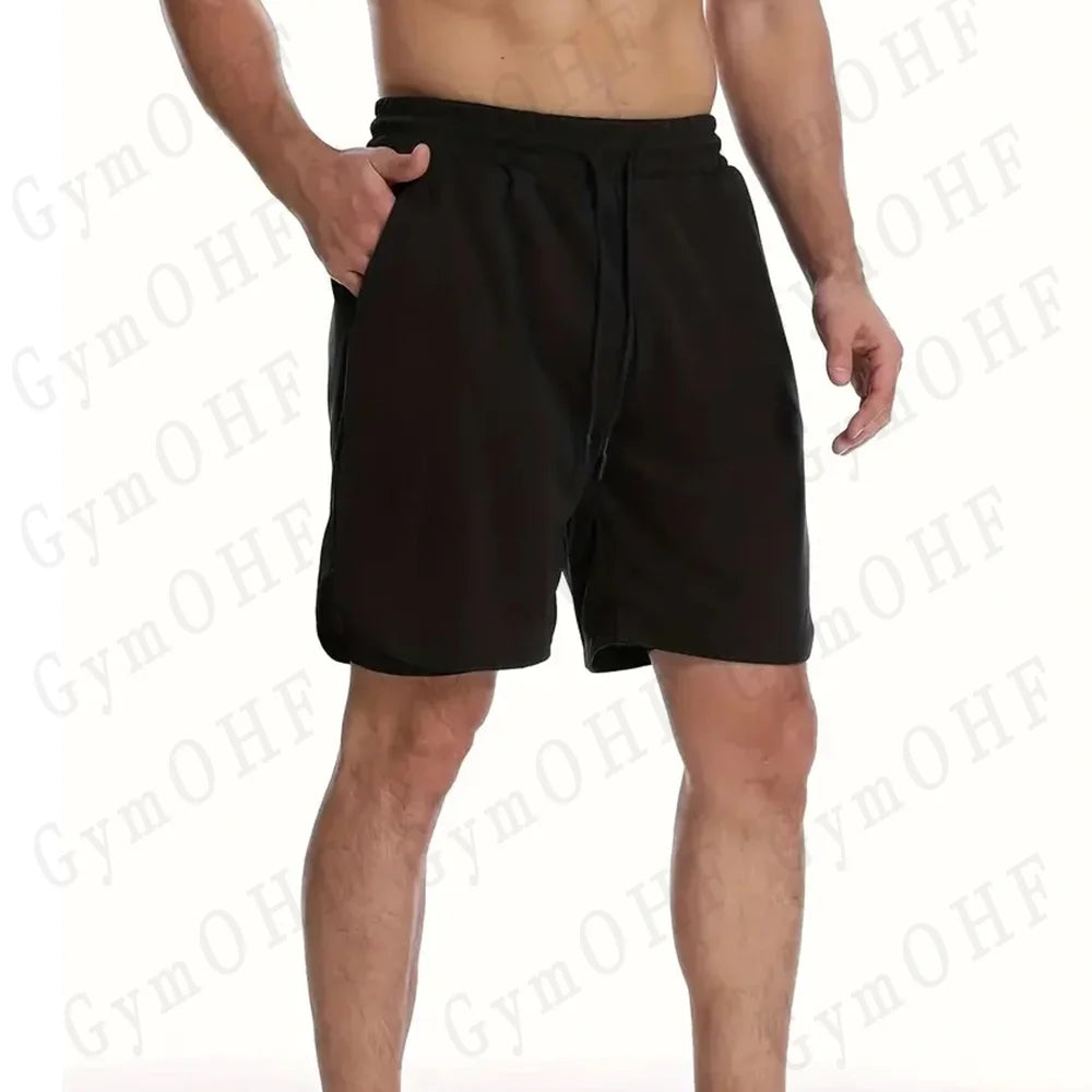 Goku Men Running Shorts 2 In 1 Double-Deck Sport Shorts Sportswear Gym Fitness Short Pant Training Jogging Bottom Men's Clothing