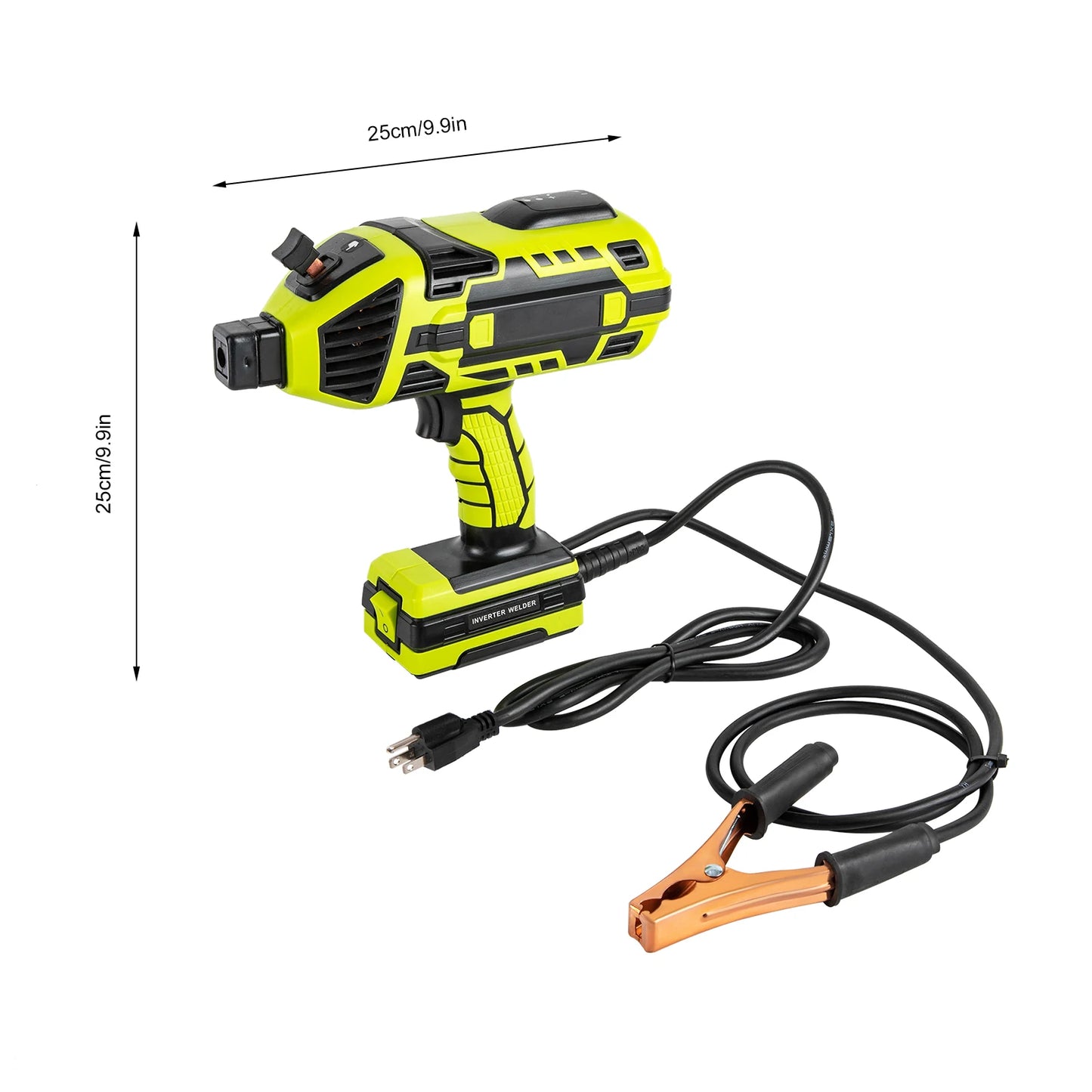 4600W Welding Machine Upgraded Handheld ARC Welder Gun 6 Variable Current Adjustment Green 3/32" - 1/8" Welding Rods