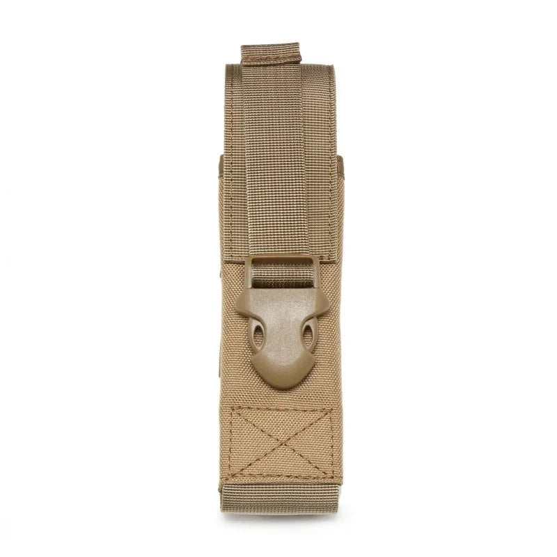 Molle Flashlight Pouch Torch Holder Case EDC Tool Waist Bag Outdoor Sport Camping Hiking Hunting Accessories Light Knife Holster
