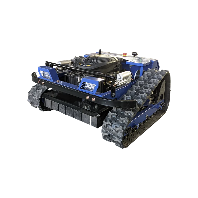 Customized remote control self-propelled four wheel drive crawler lawn mower for orchard home garden mowing
