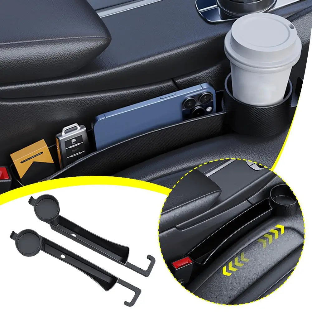 Car Seat Gap Filler 4 in 1 Multifunctional Filling Gap Storage Box Console Organizer Side Seam Plug Strip Car Accessories