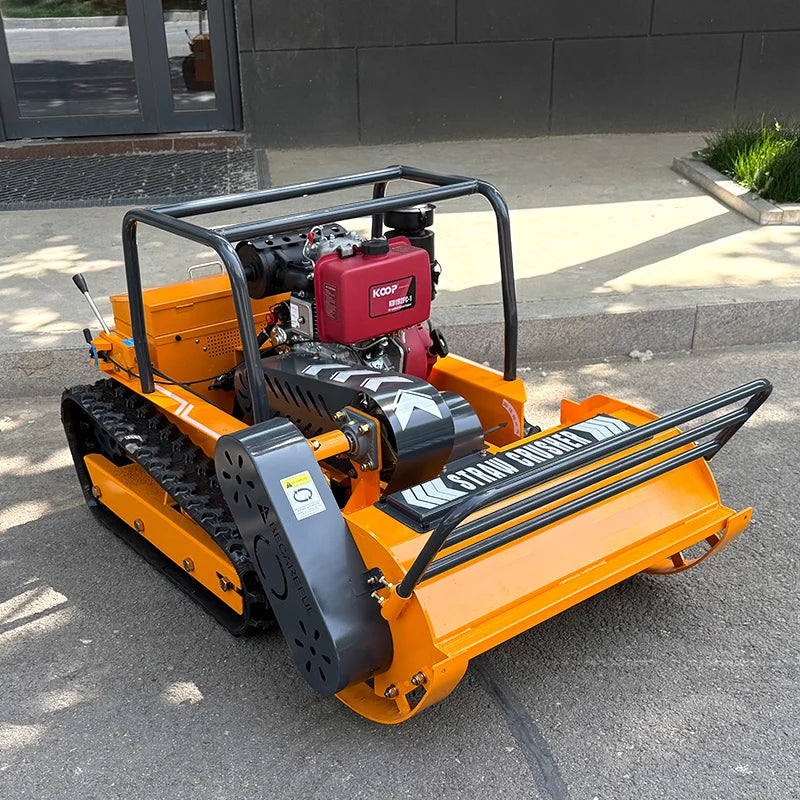 Customiaed Crawler Remote Control Flail Mower Garden Use Grass Cutting Machine Robotic Lawn Mowers for Sale