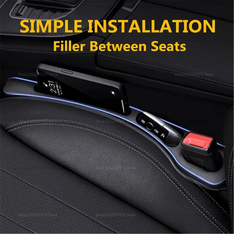 2PCS Car Seat Gap Filler Organizer, No Drop Seat Guard for Cars & SUVs, Automotive Trays & Bags, Car Side Gap Filler