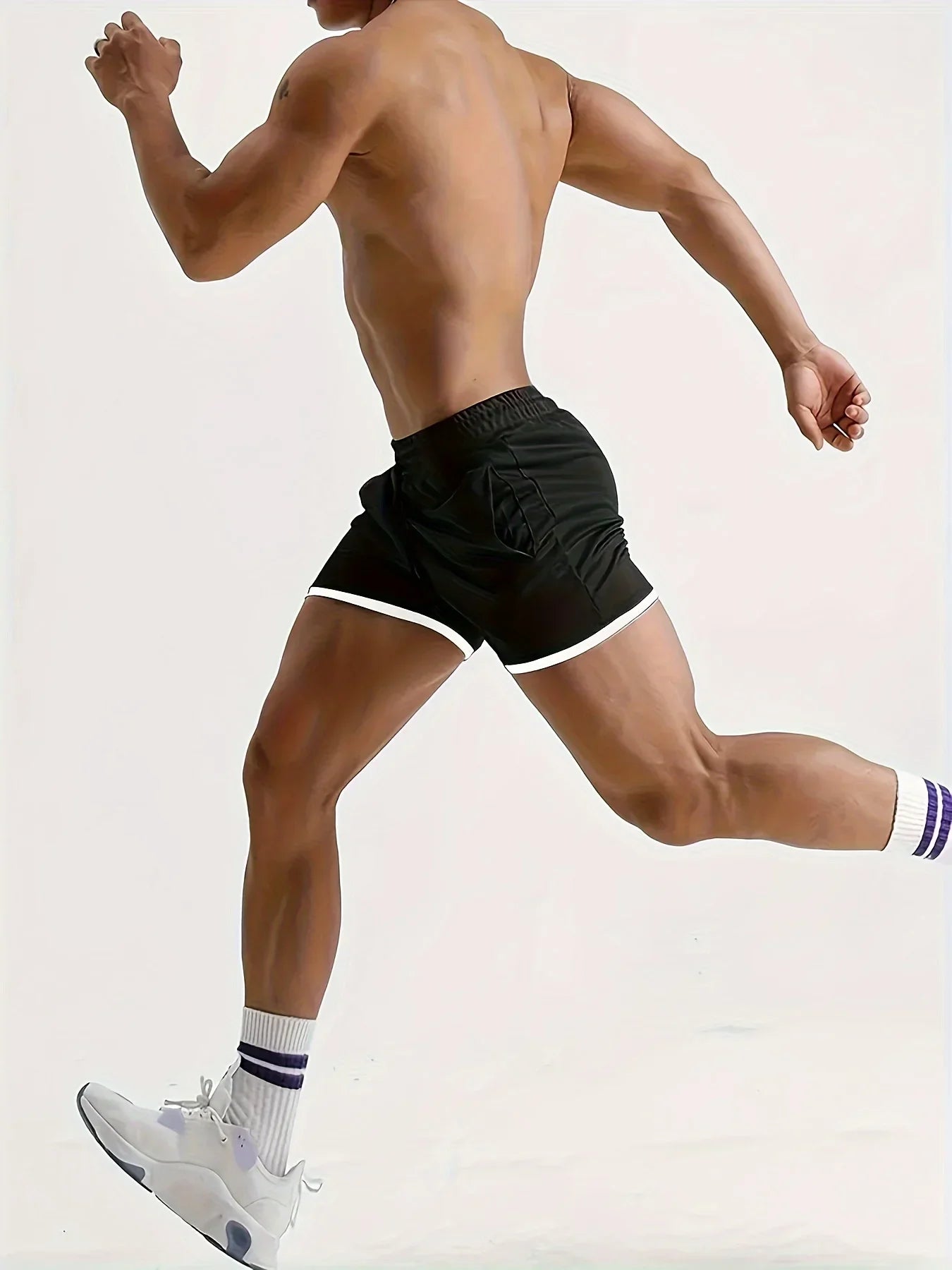 New Men Fitness Bodybuilding Shorts Summer Gyms Bodybuilding Gym Sports Men Casual Clothing Breathable Mesh Quick Dry Sportswear