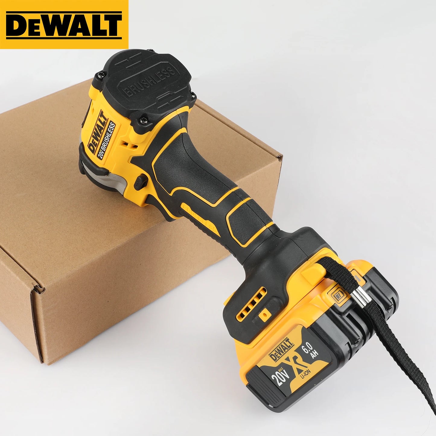 DEWALT DCF850  Impact Brushless Cordless Electric Drill 20V  Lithium Driver electric screwdriver  Battery Torque tools