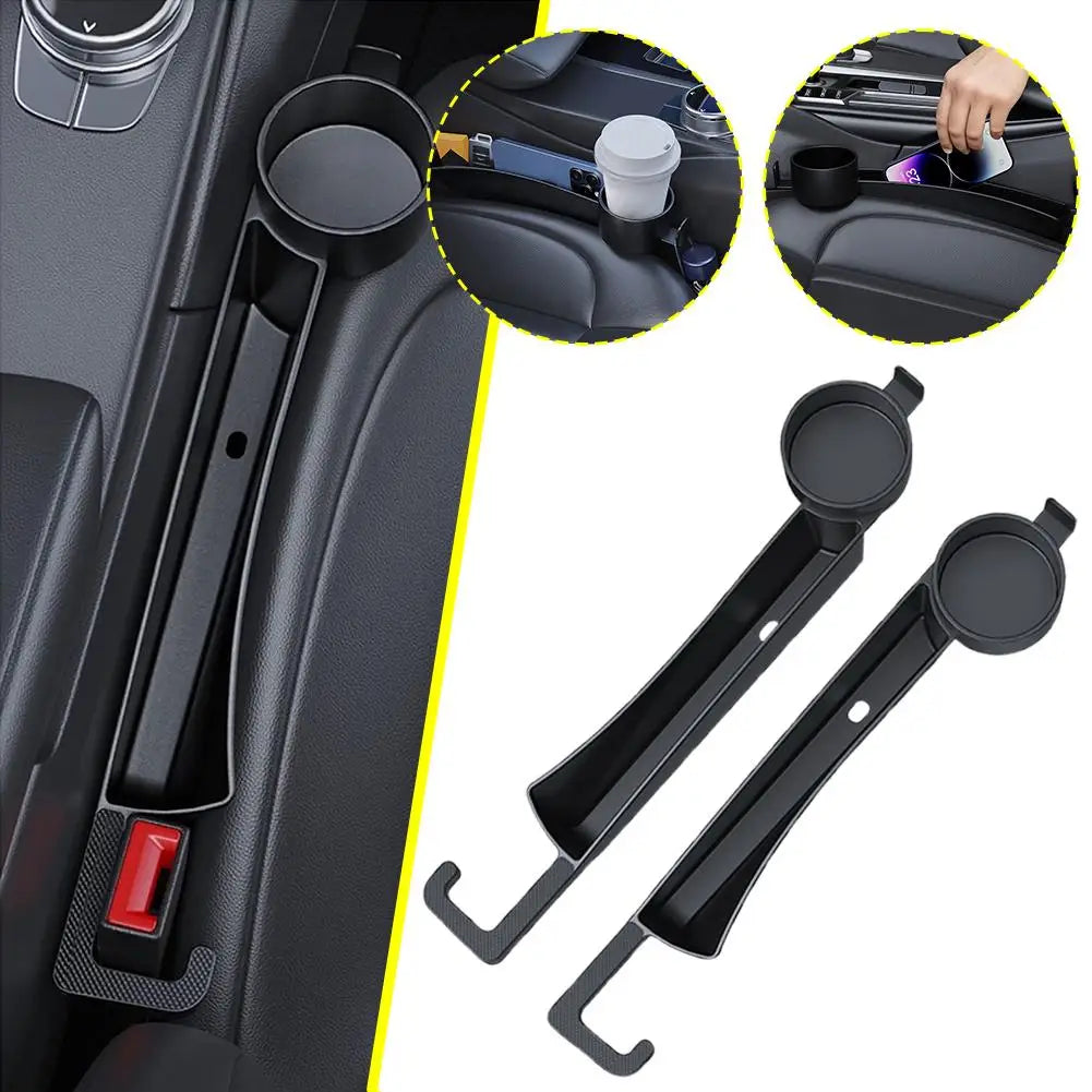 Car Seat Gap Filler 4 in 1 Multifunctional Filling Gap Storage Box Console Organizer Side Seam Plug Strip Car Accessories