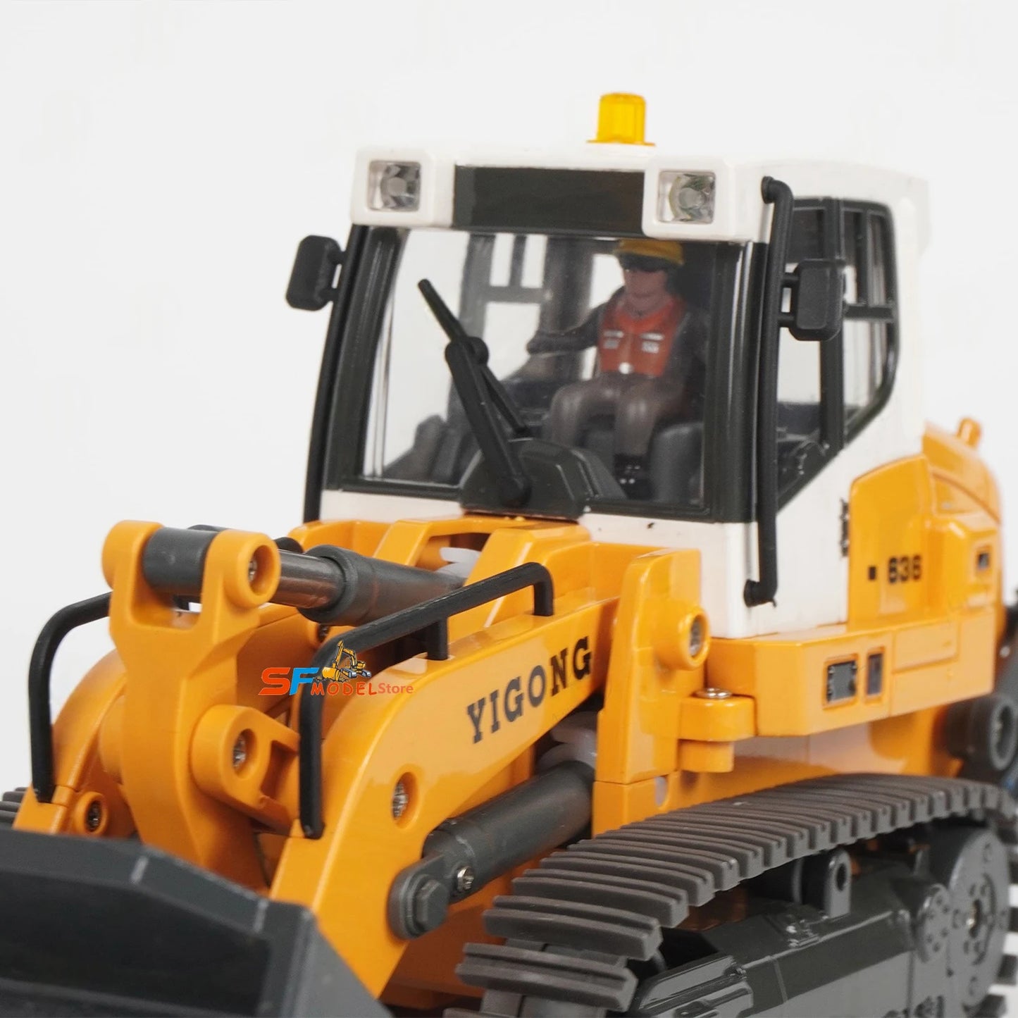 RC Mini Loader 1/50 636 RC Loader Electric Model Simulation Crawler Loader Desktop Remote Control Car Machinery Toys Gift