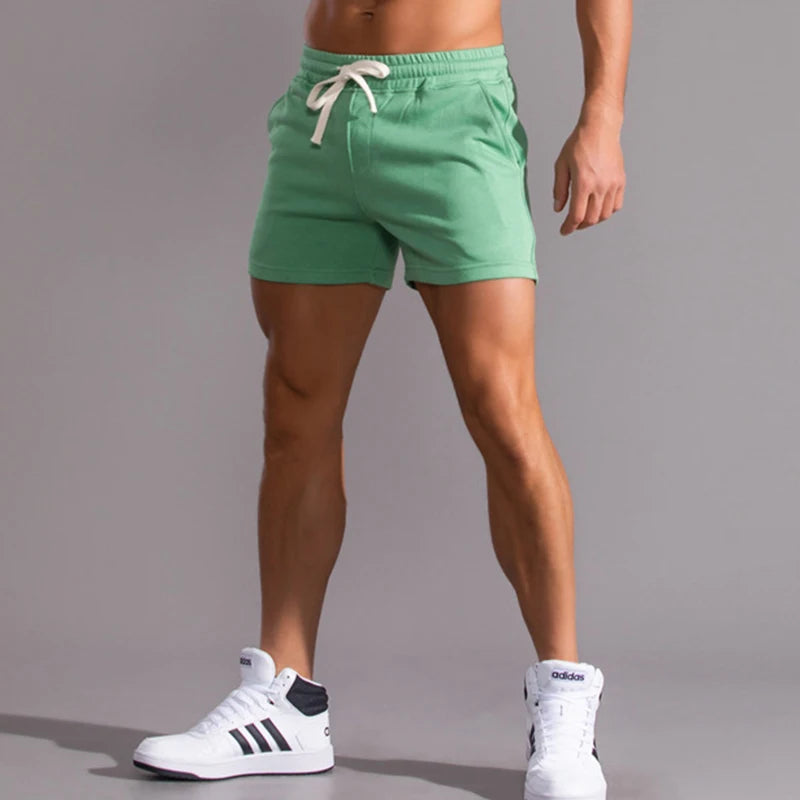 Summer Men Gym Sport Shorts Cotton Running Shorts Male Quick Dry Training Fitness Shorts Crossfit Basketball Shorts Gym Clothing