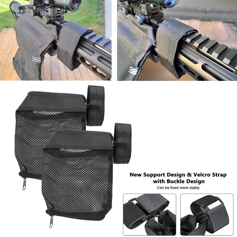 Brass Shell Catcher Cartridge Nylon Mesh Collector Casing Durable Grip and Adjustable Mesh Accessories For Magazine Bullets
