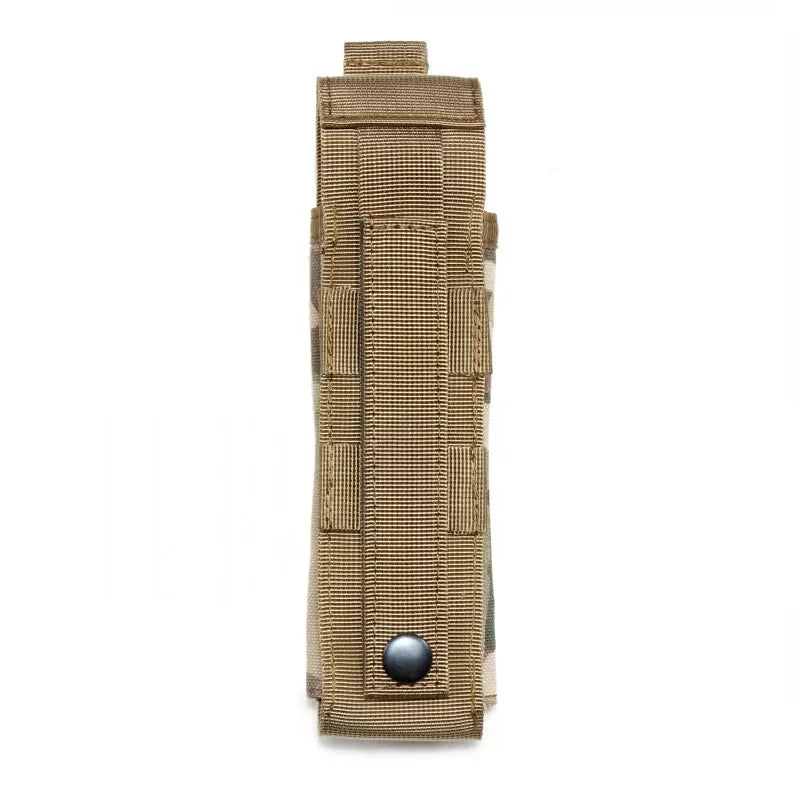 Molle Flashlight Pouch Torch Holder Case EDC Tool Waist Bag Outdoor Sport Camping Hiking Hunting Accessories Light Knife Holster