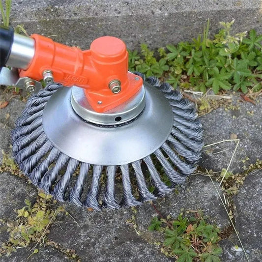 Weeding Machine Head Grass Trimmer Reel Brush Weed Brush Cutter Head Lawn Mower Gardening Weeding Universal Cutter Head Tools