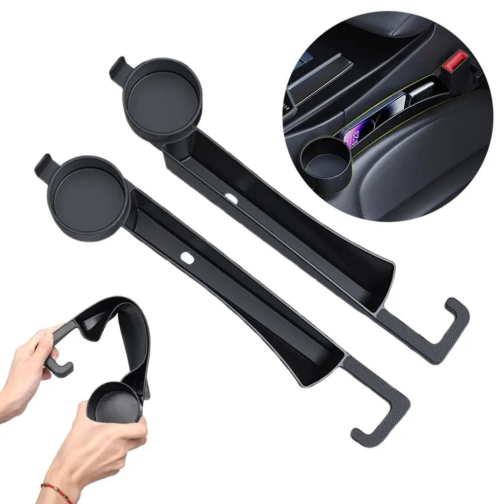 Car Seat Gap Filler 4 in 1 Multifunctional Filling Gap Storage Box Console Organizer Side Seam Plug Strip Car Accessories