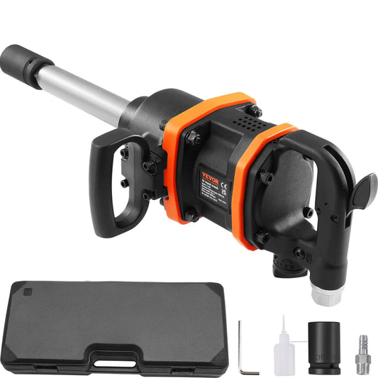 VEVOR 1 Inch Air Impact Wrench High Reverse Torque Outpu Pneumatic Impact Gun for Heavy Duty Repairs and Maintenance Car Tire