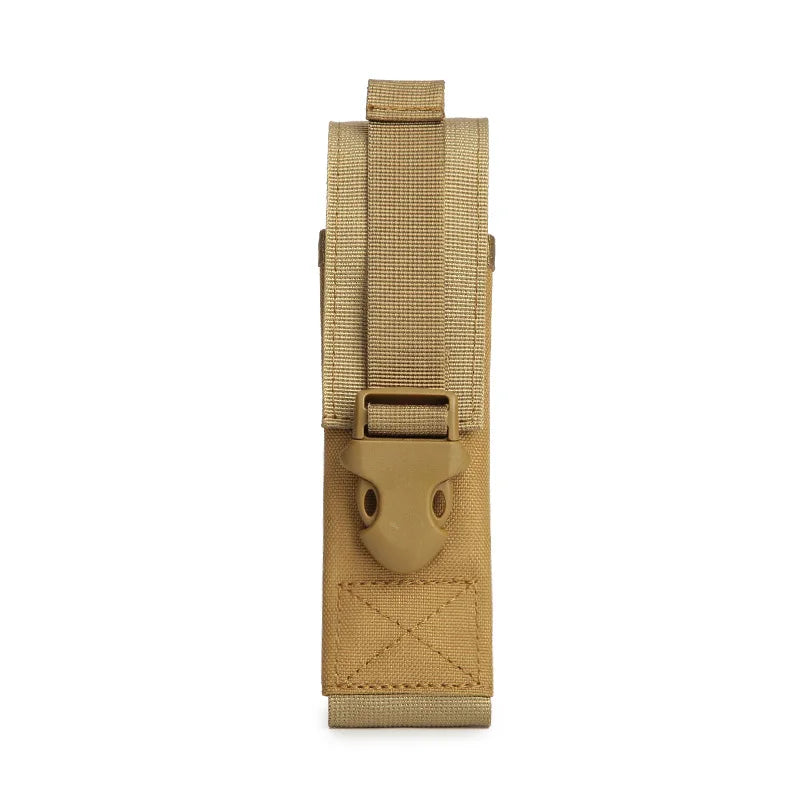 Molle Flashlight Pouch Torch Holder Case EDC Tool Waist Bag Outdoor Sport Camping Hiking Hunting Accessories Light Knife Holster