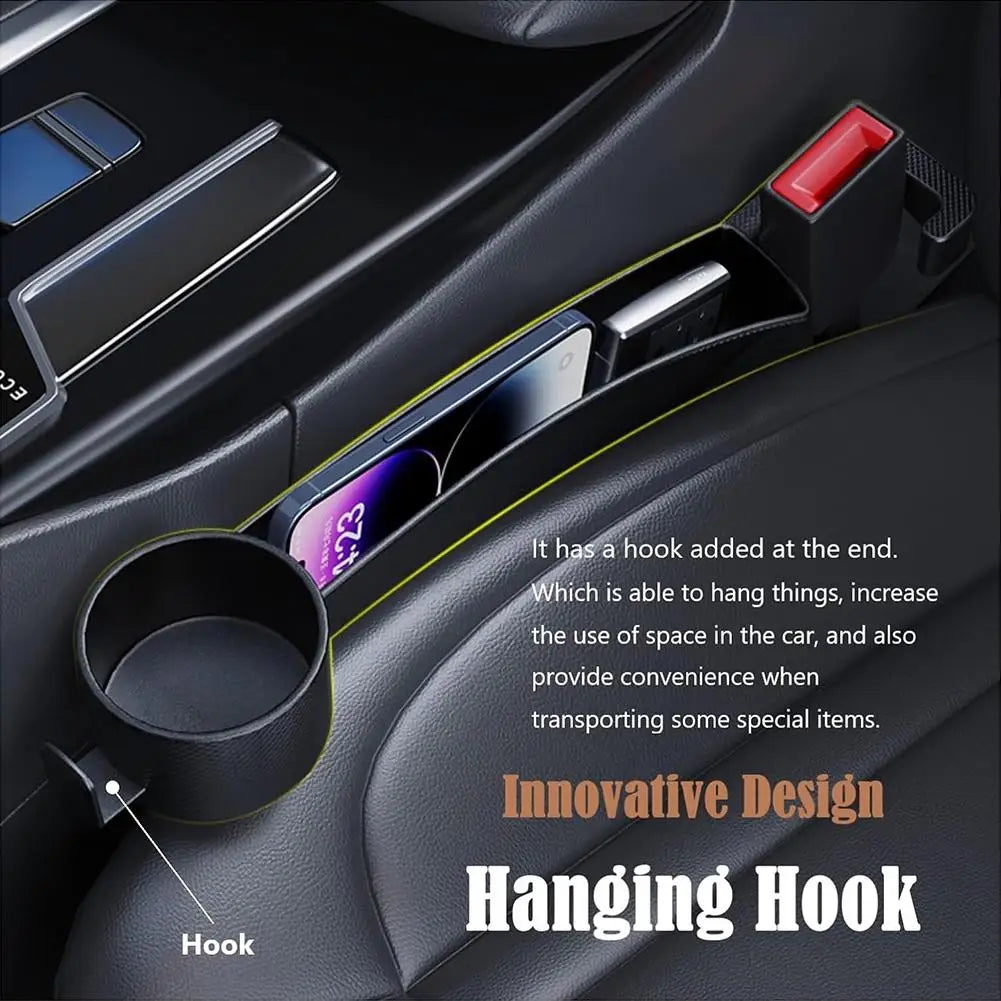 Car Seat Gap Filler 4 in 1 Multifunctional Filling Gap Storage Box Console Organizer Side Seam Plug Strip Car Accessories