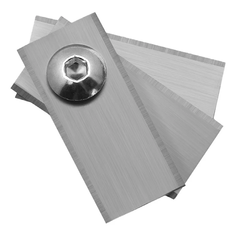 A02F-60PCS Robot Mower Replacement Blade Anti-Rust Durable Mower Cutter For MIIMO Robot Single Hole Lawn Mower Blade