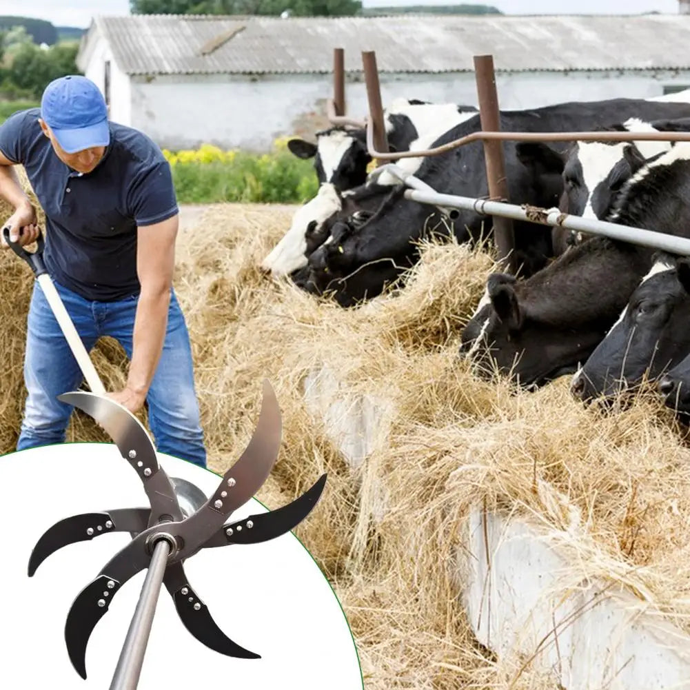 Rust Resistant Mower Blades Stainless Steel Grass Cutter Blades for Electric Drill Adjustable Diameter Lawn Mower for Poultry