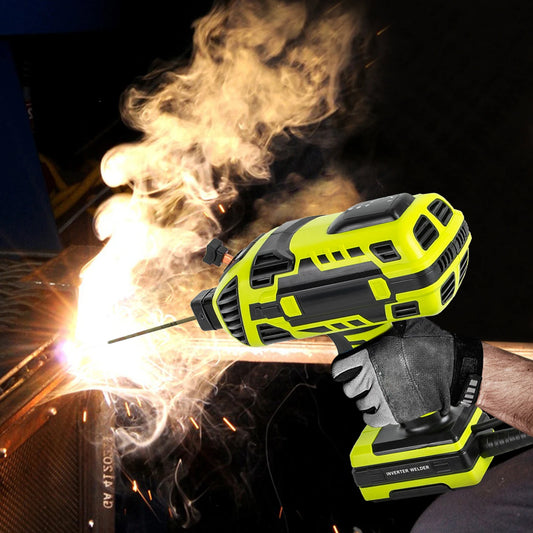 4600W Welding Machine Upgraded Handheld ARC Welder Gun 6 Variable Current Adjustment Green 3/32" - 1/8" Welding Rods