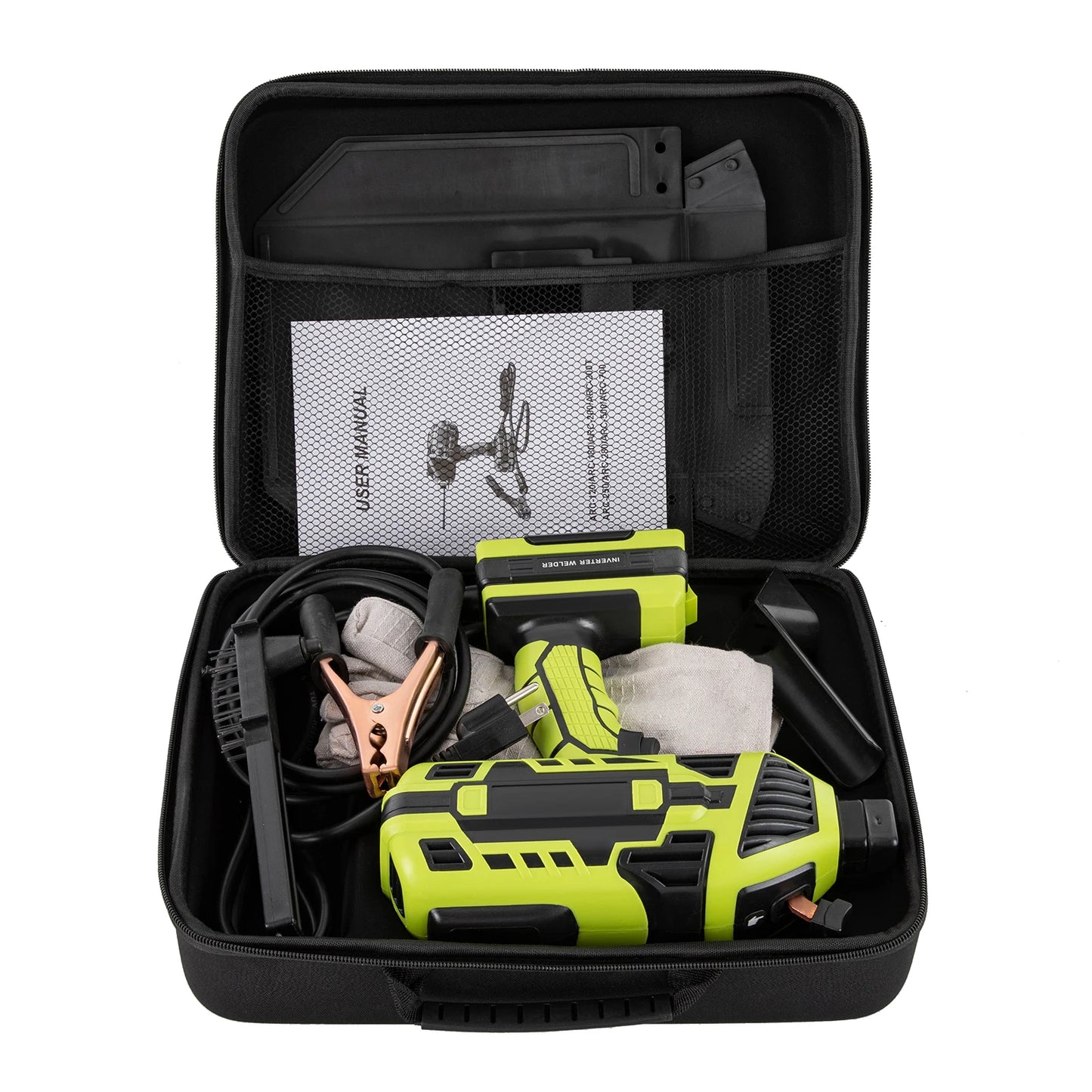 4600W Welding Machine Upgraded Handheld ARC Welder Gun 6 Variable Current Adjustment Green 3/32" - 1/8" Welding Rods