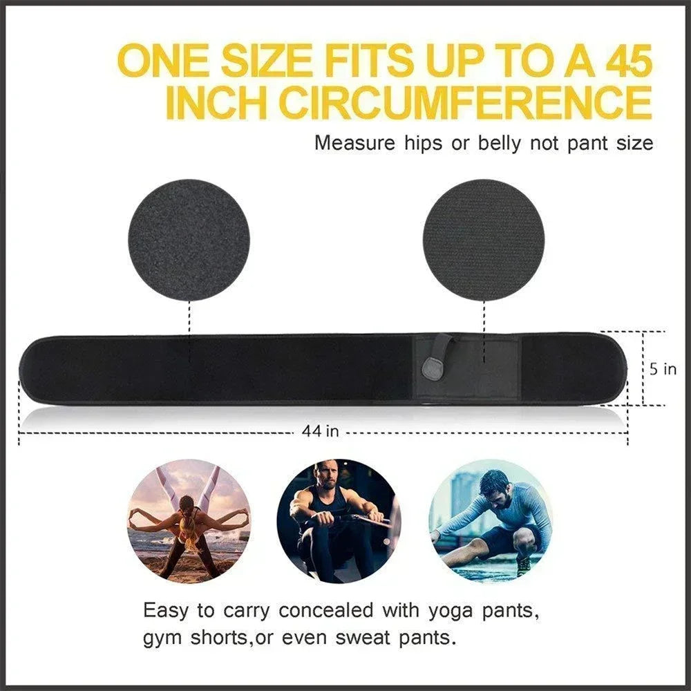 Belly Gun Holster Belt Concealed Carry Waist Band Pistol Holder Magazine Bag Invisible Waistband Holster