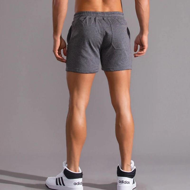 Summer Men Gym Sport Shorts Cotton Running Shorts Male Quick Dry Training Fitness Shorts Crossfit Basketball Shorts Gym Clothing