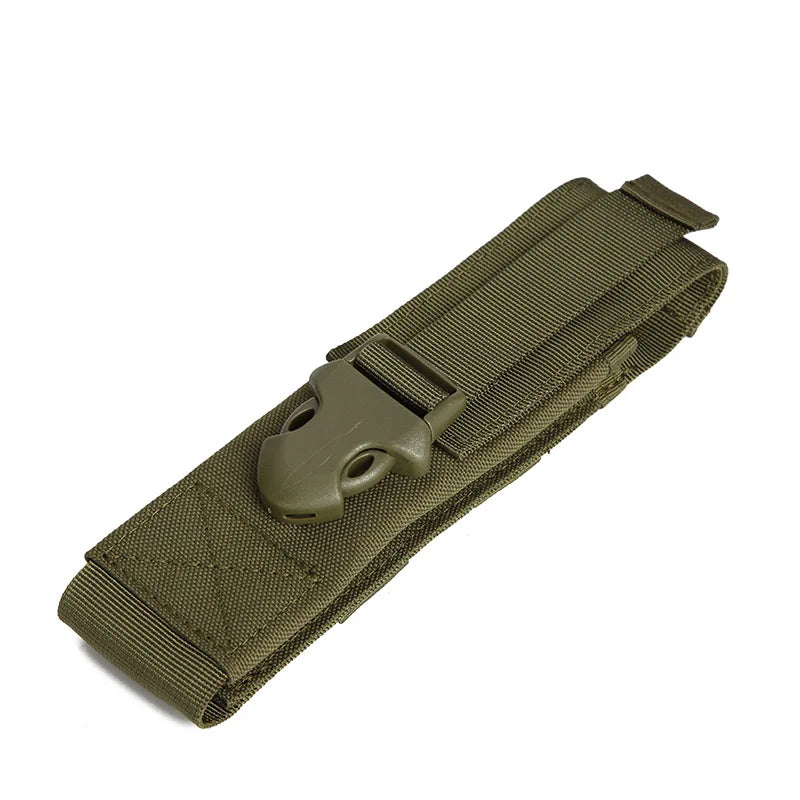 Molle Flashlight Pouch Torch Holder Case EDC Tool Waist Bag Outdoor Sport Camping Hiking Hunting Accessories Light Knife Holster