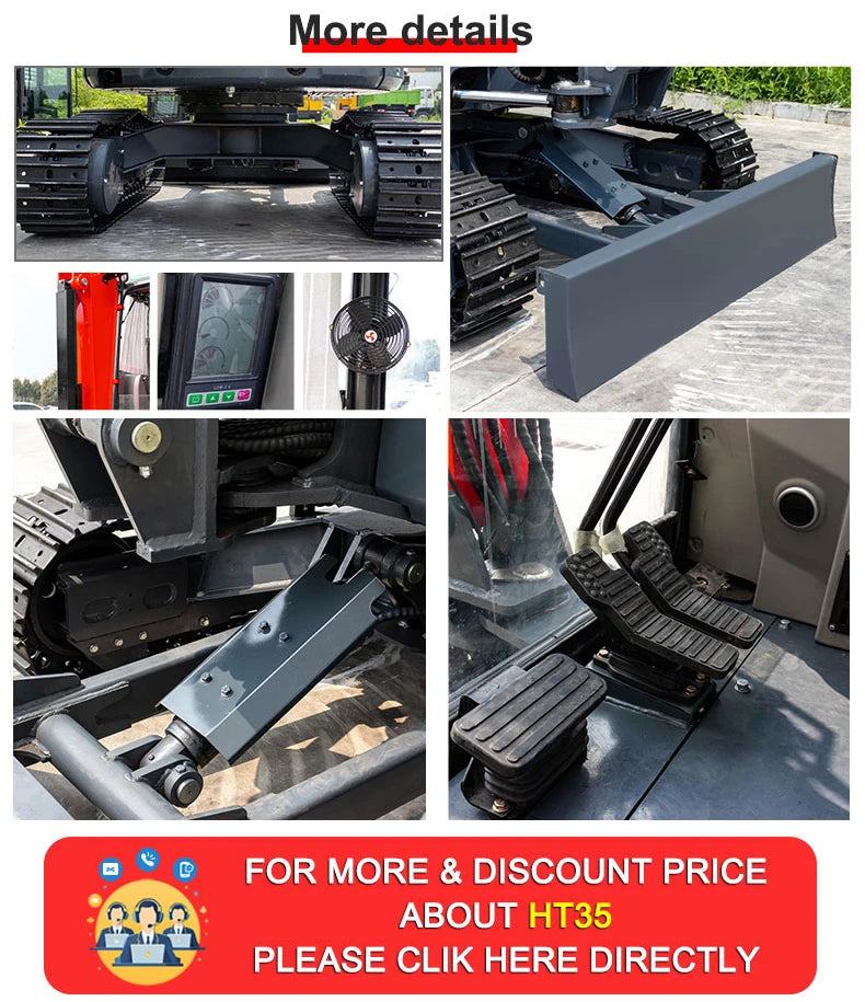 Yanmar mini Backhoe excavator 3.5 ton  Excavators with Cabin Diesel Micro Digger Agricultural Hydraulic Crawlerl Excavators