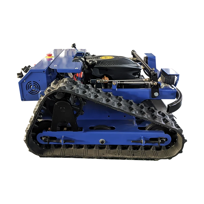 Customized remote control self-propelled four wheel drive crawler lawn mower for orchard home garden mowing