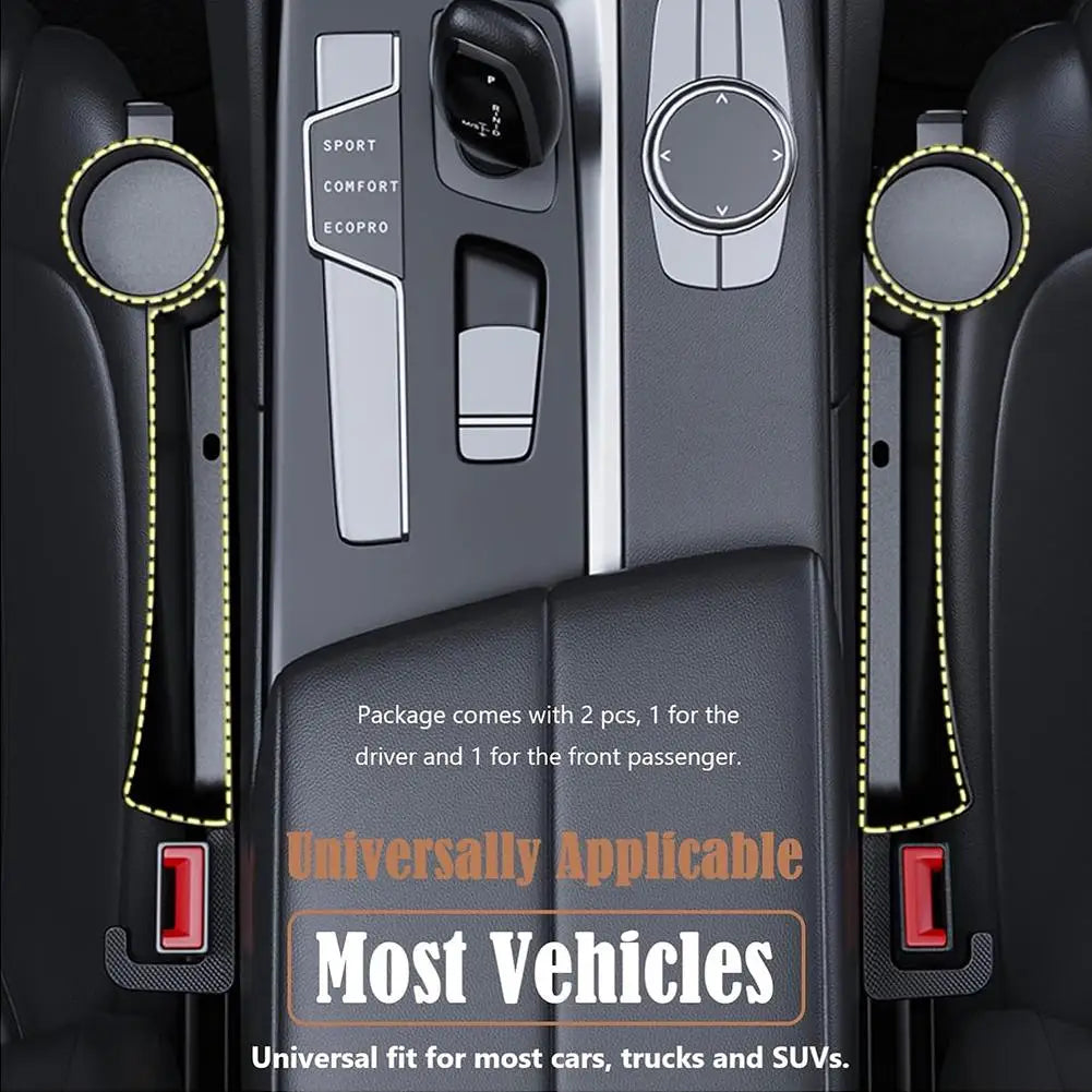 Car Seat Gap Filler 4 in 1 Multifunctional Filling Gap Storage Box Console Organizer Side Seam Plug Strip Car Accessories