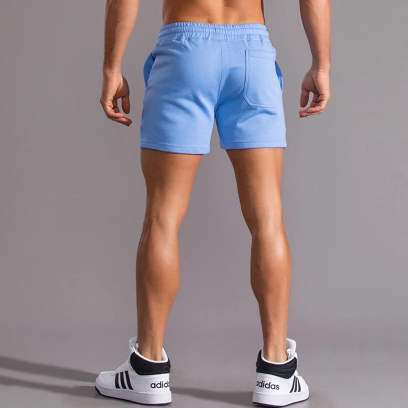 Summer Men Gym Sport Shorts Cotton Running Shorts Male Quick Dry Training Fitness Shorts Crossfit Basketball Shorts Gym Clothing