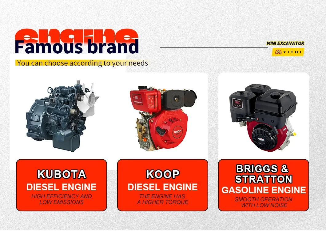 Factory Direct Sales 1.2 Ton Mini Crawler Excavator EPA EURO5 Engine Hydraulic Excavator Agricultural Excavator Customized Sale