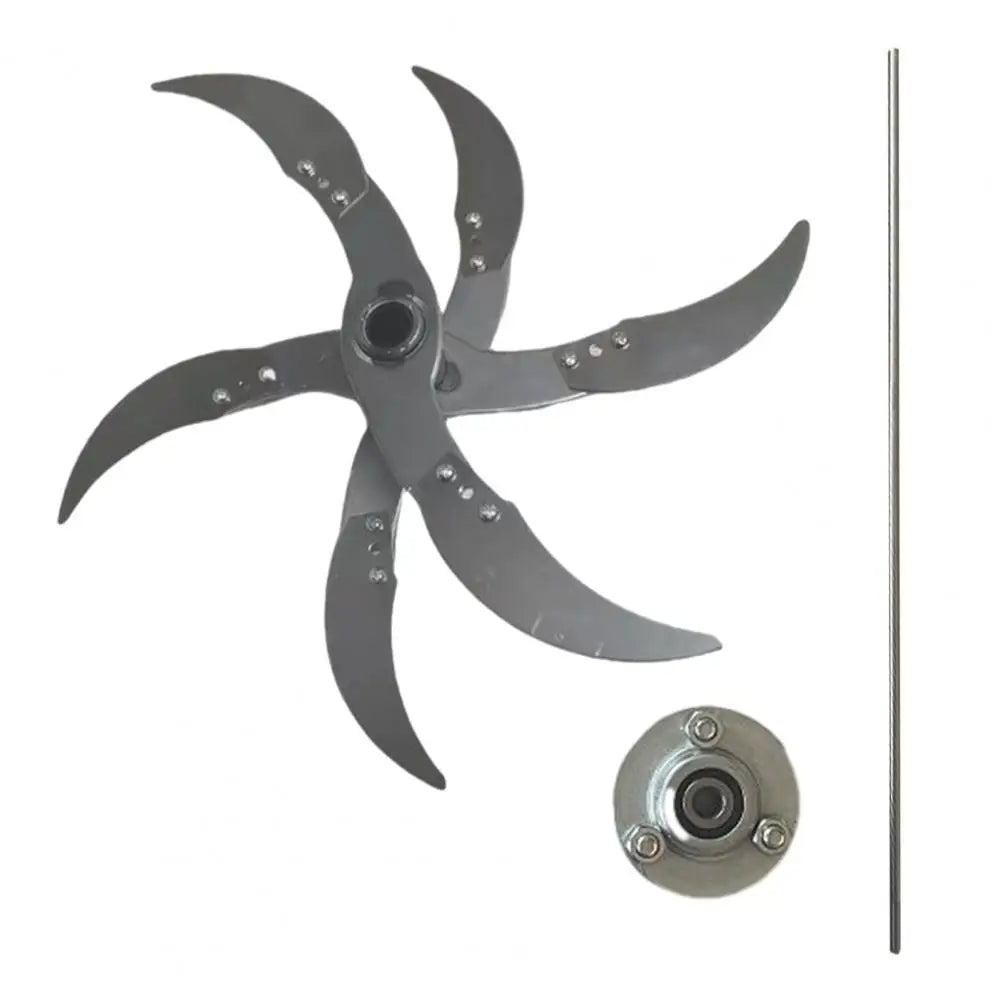 Rust Resistant Mower Blades Stainless Steel Grass Cutter Blades for Electric Drill Adjustable Diameter Lawn Mower for Poultry