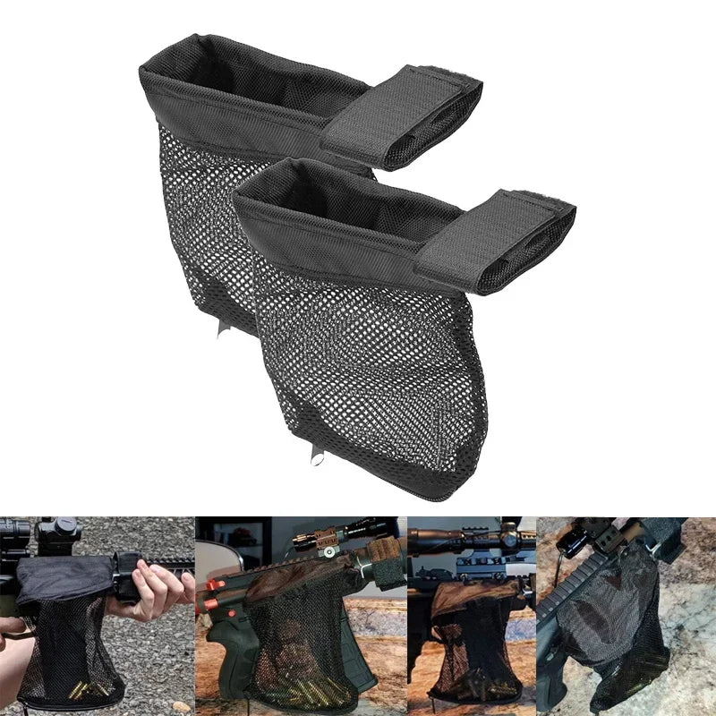 Brass Shell Catcher Cartridge Nylon Mesh Collector Casing Durable Grip and Adjustable Mesh Accessories For Magazine Bullets
