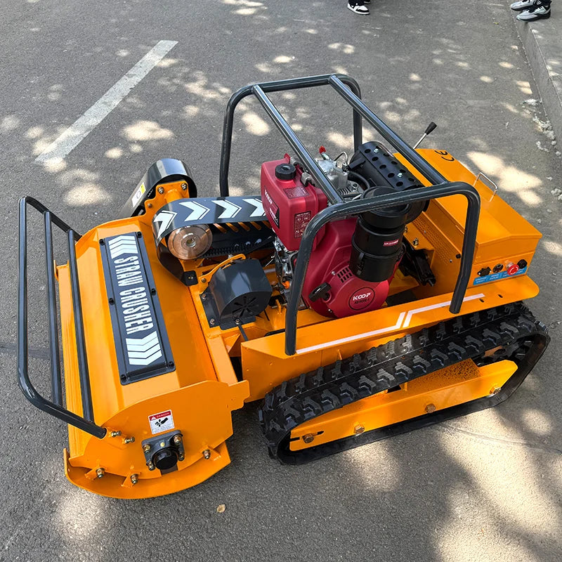 Customiaed Crawler Remote Control Flail Mower Garden Use Grass Cutting Machine Robotic Lawn Mowers for Sale