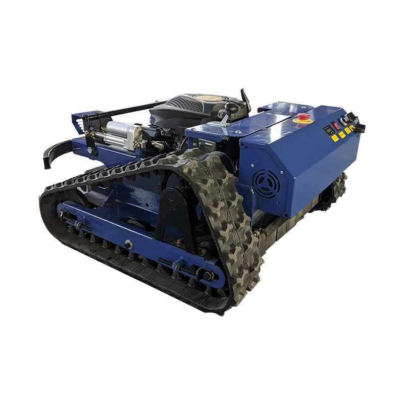 Customized remote control self-propelled four wheel drive crawler lawn mower for orchard home garden mowing