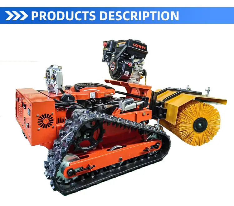 Lawn Mower Snow Plow Remote Controlled Snow Remover Robot Snow Sweeper